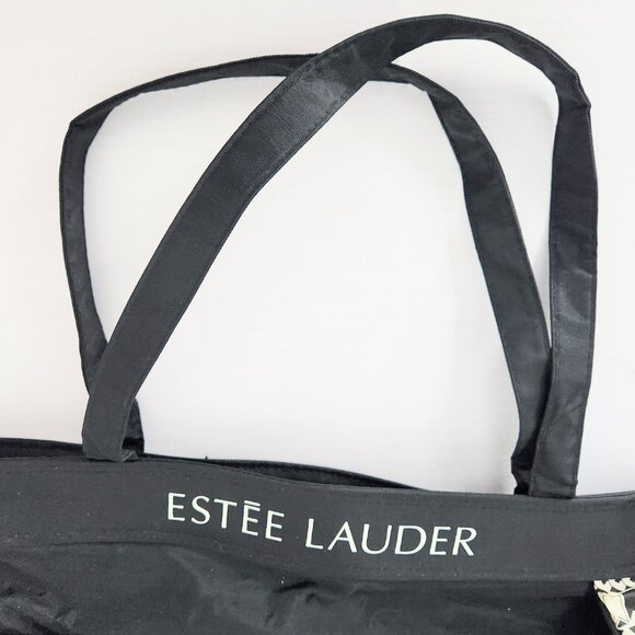 Estee Lauder Large Black and White Weekender Bag - Picture 7 of 12